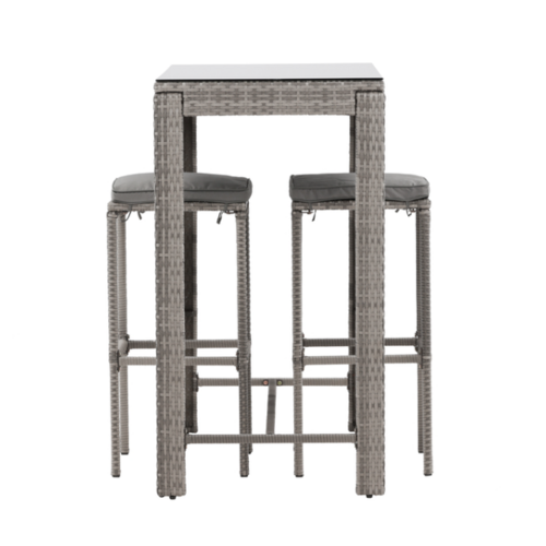 The Outsider Barkruk Noud - Grijs Wicker - 75cm - The Outsider