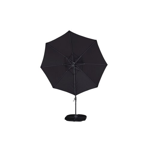 The Outsider Ronde Zweefparasol - Jip - Zwart - 300cm - The Outsider The Outsider Ronde Zweefparasol - Jip - Zwart - 300cm - The Outsider