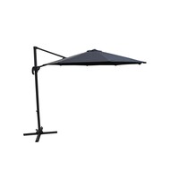 Ronde Zweefparasol - Jip - Zwart - 300cm - The Outsider