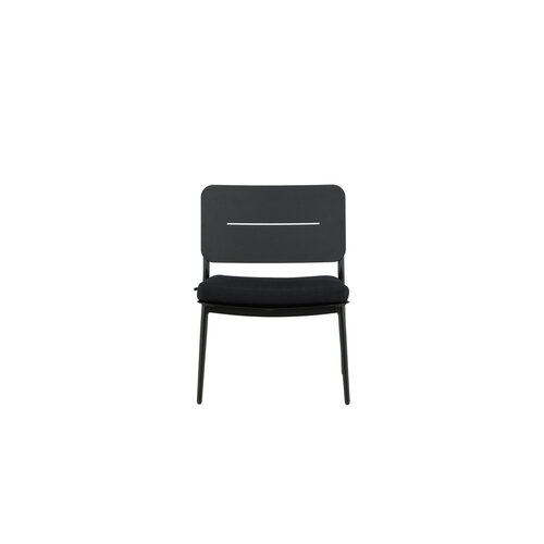 The Outsider Loungestoel - Tess - 2 stuks - Zwart - met kussen - The Outsider The Outsider Loungestoel - Tess - 2 stuks - Zwart - met kussen - The Outsider