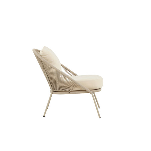 The Outsider Tuin- diningstoel - Reims - Beige - Rope - The Outsider The Outsider Tuin- diningstoel - Reims - Beige - Rope - The Outsider