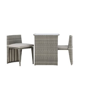 Barset - Niek - Wicker - Grijs - Met Kussens - The Outsider Barset - Niek - Wicker - Grijs - Met Kussens - The Outsider