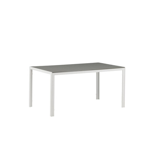 The Outsider Tuintafel - Toscane - Wit/Grijs - Alu/Polywood - 150x90 cm - The Outsider