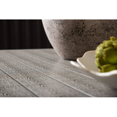 The Outsider Tuintafel - Toscane - Wit/Grijs - Alu/Polywood - 150x90 cm - The Outsider