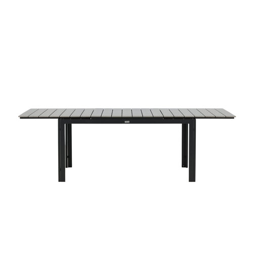 The Outsider Uitschuifbare Tuintafel - Thijs - 160/220cm - Zwart/Grijs - The Outsider The Outsider Uitschuifbare Tuintafel - Thijs - 160/220cm - Zwart/Grijs - The Outsider