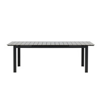 Uitschuifbare Tuintafel - Thijs - 230/310cm - Zwart/Grijs - The Outsider