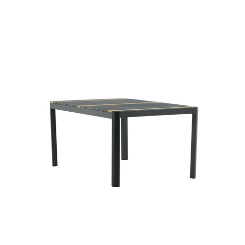Tuintafel - Pim - Zwart - Teak - 150*90cm - The Outsider Tuintafel - Pim - Zwart - Teak - 150*90cm - The Outsider