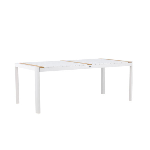 Tuintafel - Pim - Wit  - Teak - 200*100cm - The Outsider