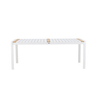 Tuintafel - Pim - Wit  - Teak - 200*100cm - The Outsider