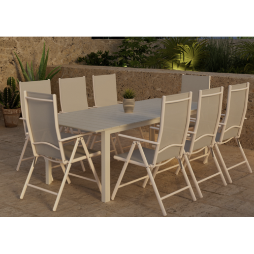 The Outsider Tuintafel - Thijs - 230x100cm - Beige - The Outsider The Outsider Tuintafel - Thijs - 230x100cm - Beige - The Outsider