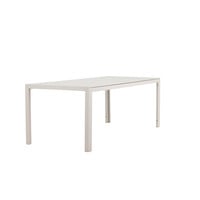 Tuintafel - Ties - Aluminium/Polywood - Beige - 205x90 cm - The Outsider