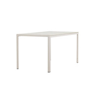 Tuintafel - Ties - Aluminium/Polywood - Beige - 140x80 cm - The Outsider