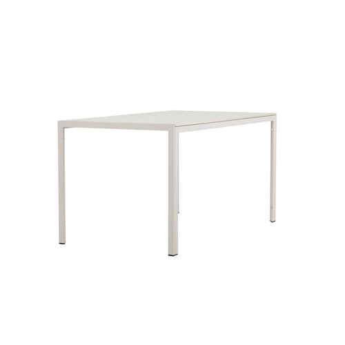 The Outsider Tuintafel - Ties - Aluminium/Polywood - Beige - 140x80 cm - The Outsider The Outsider Tuintafel - Ties - Aluminium/Polywood - Beige - 140x80 cm - The Outsider