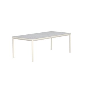 The Outsider tuintafel-milo-rond-4-personen-beige-aluminium-teak-120cm-the-outsider The Outsider tuintafel-milo-rond-4-personen-beige-aluminium-teak-120cm-the-outsider