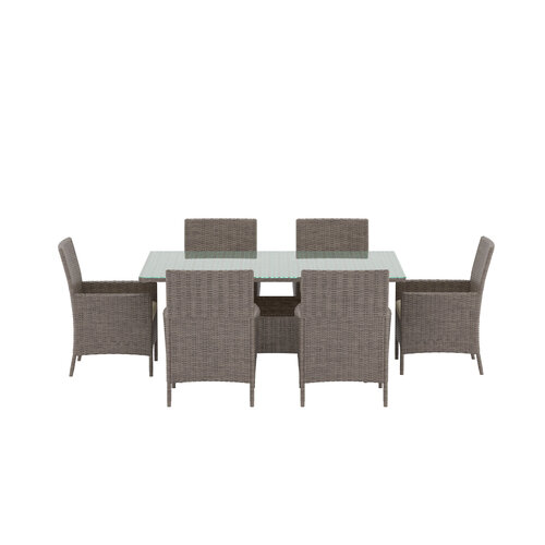 The Outsider tuinset-rens-5-delig-4-personen-bruin-wicker-glas-the-outsider.html