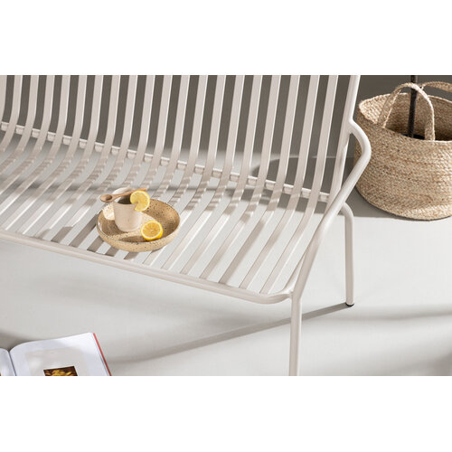 The Outsider tuinbank-alex-115cm-beige-aluminium-the-outsider.