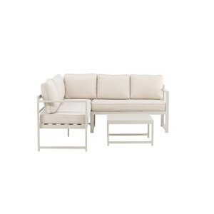 The Outsider Hoek Loungeset - Hugo - Beige - Alu - The Outsider