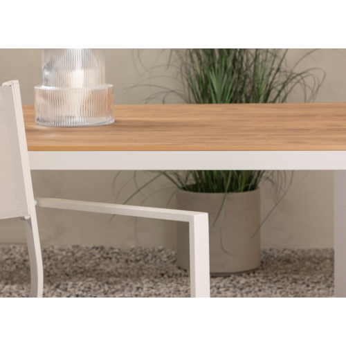 The Outsider Tuintafel - Toscane - Beige - Teak/Polywood - 205x90 cm - The Outsider