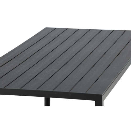 The Outsider Tuintafel - Toscane - Zwart - Alu/Polywood - 205x90 cm - The Outsider
