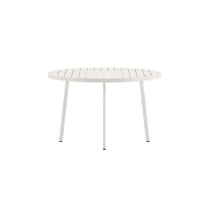 The Outsider tuintafel-cas-rond-beige-aluminium-120cm-the-outsider