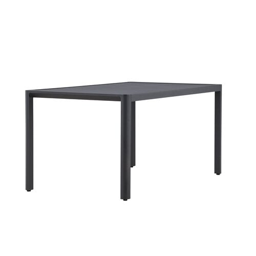 The Outsider Tuintafel Cas Zwart – rechthoekige Aluminium tuintafel 150 x 85 cm