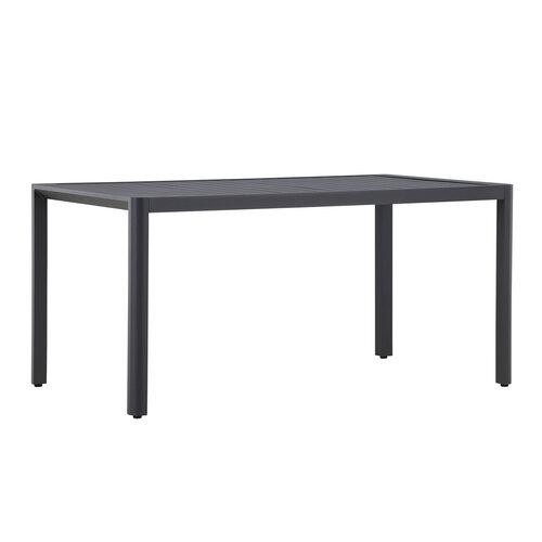 The Outsider Tuintafel Cas Zwart – rechthoekige Aluminium tuintafel 150 x 85 cm