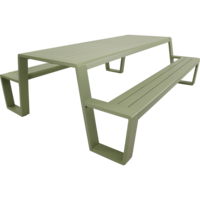 Picknickset-Estilo-Groen-Aluminium-220cm-Lesli Living