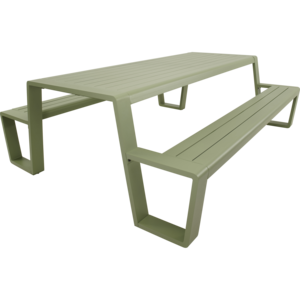 Lesli Living Picknickset-Estilo-Groen-Aluminium-220cm-Lesli Living Lesli Living Picknickset-Estilo-Groen-Aluminium-220cm-Lesli Living