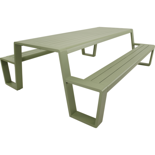 Lesli Living Picknickset-Estilo-Groen-Aluminium-220cm-Lesli Living Lesli Living Picknickset-Estilo-Groen-Aluminium-220cm-Lesli Living
