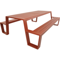 Picknickset-Estilo-Rood-Aluminium-220cm-Lesli Living