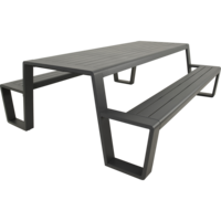 Picknickset-Estilo-Antraciet -Aluminium-220cm-Lesli Living