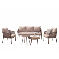 Stoel-Bank - Loungeset - Serre - Olefin - Bruin - The Outsider