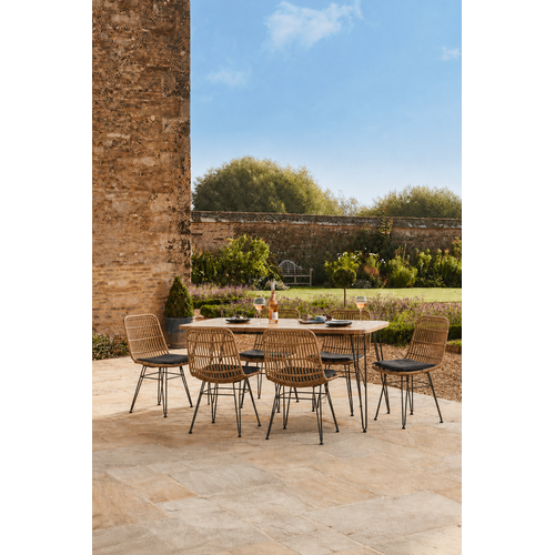 The Outsider Rotan Stoel - Wicker - Aluminium - Antraciet - The Outsider The Outsider Rotan Stoel - Wicker - Aluminium - Antraciet - The Outsider