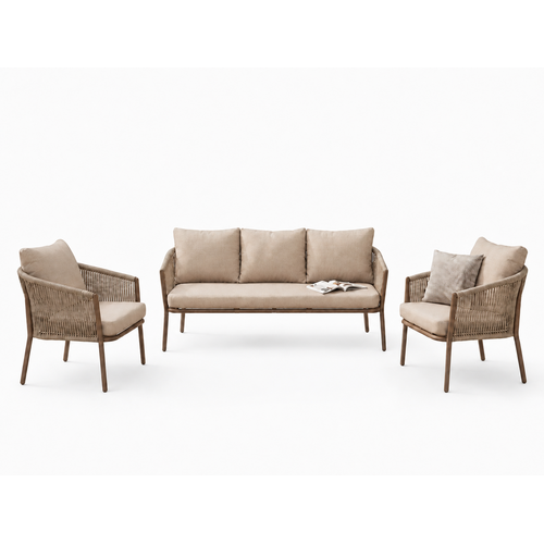 The Outsider Stoel-Bank - Loungeset - Serre - Olefin - Bruin - The Outsider The Outsider Stoel-Bank - Loungeset - Serre - Olefin - Bruin - The Outsider