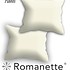 Romanette Kussen sloop Flanel Romanette Ivoor set 2 stuks