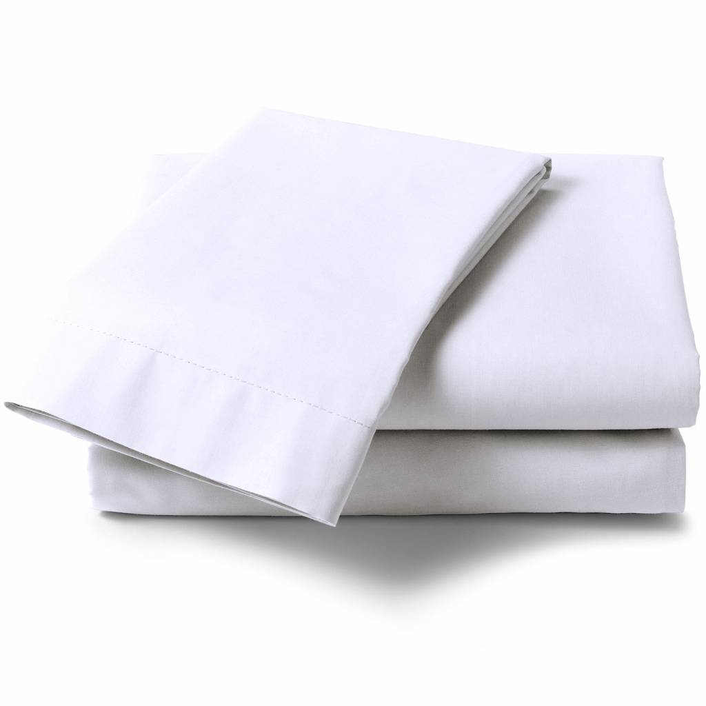 Vermenigvuldiging Vel Romantiek Hoeslaken Perkal Katoen HNL Royal Cotton White - Textielwereld