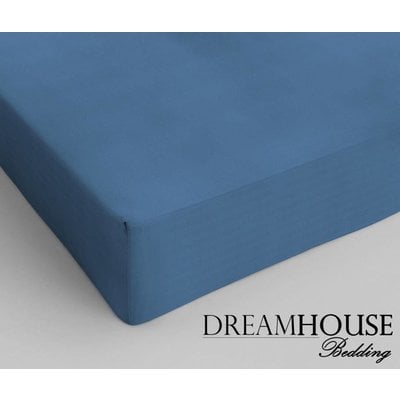 Dreamhouse Bedding Hoeslaken Katoen Blauw
