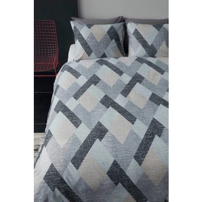 Beddinghouse Dekbedovertrek Montero Grey Flanel