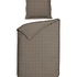 Heckett Lane Dekbedovertrek Katoen Satijn Heckett Lane Diamante (Taupe Grey)