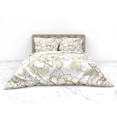 Heckett Lane Dekbedovertrek Katoen Satijn Fabiola (Off-White)