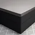 Primaviera De Luxe Splittopper Hoeslaken Primaviera Deluxe Katoen Satijn Grijs