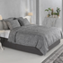 ZO! Home Dekbedovertrek Katoen Zo Home Paisley di Lino (Dark Grey)