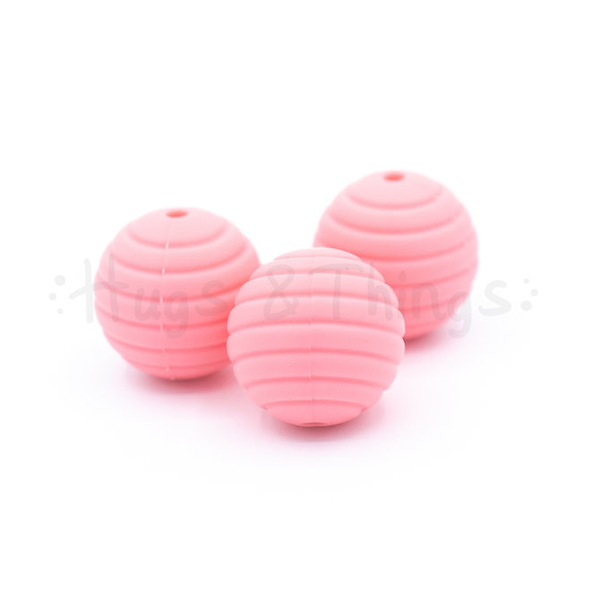 Ribbelkraal  18mm - Candy Pink
