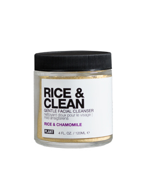 PLANT APOTHECARY'S RICE & CLEAN GENTLE FACIAL CLEANSER