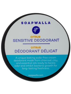 Soapwalla Citrus Sensitive Deodorant Cream
