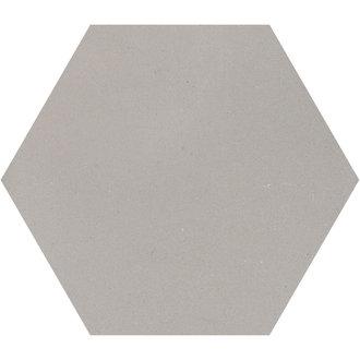 Via Via cementtegel zeshoek 16 x 1.6 cm 6-52 grijs, doos 10 st. = 0,23 m2