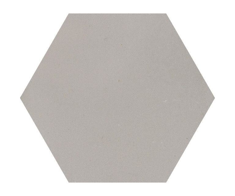 Via Via cementtegel zeshoek 16 x 1.6 cm 6-52 grijs, doos 10 st. = 0,23 m2