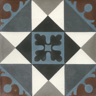 Via VIA cementtegel decor 12572 20 x 20 cm, doos 10 st