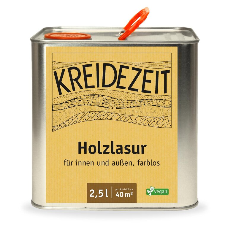 Kreidezeit lijnoliebeits kleurloos - Holzlasur - wood lazure colourless