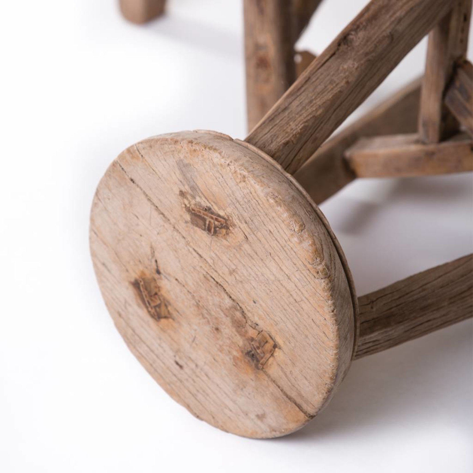 Old Chinese round stool